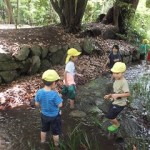 ひかりぐみ　下鴨神社で川あそび