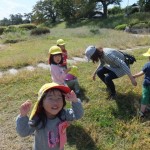 ひよこ組　賀茂川（出雲路橋）へお散歩　１０月１３日（火）