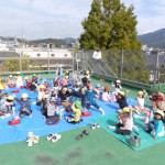 ことり組　屋上でお弁当を食べたよ＆下鴨中学校へ遊びに行ったよ　１０月３０日（金）