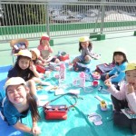 ことり組　屋上でお弁当を食べたよ＆下鴨中学校へ遊びに行ったよ　１０月３０日（金）