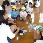 ことり組　屋上でお弁当を食べたよ＆下鴨中学校へ遊びに行ったよ　１０月３０日（金）