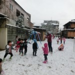 雪が降ったよ！　１月２０日（水）