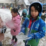 雪が降ったよ！　１月２０日（水）