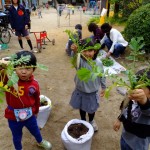 ことり組　屋上ご飯と大根抜き　１１月４日（金）・８日（火）