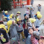 ひよこ、ひかり組　下鴨神社お散歩　11月１６日（水）