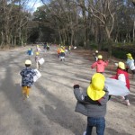 ひよこ組・ことり組　下鴨神社へたこあげ　１月１３日（金）