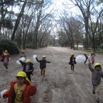 ひよこ組・ことり組　下鴨神社へたこあげ　１月１３日（金）