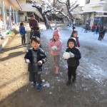 雪遊び　１月１６日（月）