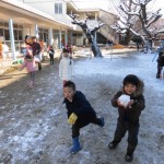 雪遊び　１月１６日（月）