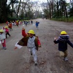 ひよこ組・ことり組　下鴨神社へたこあげ　１月１３日（金）