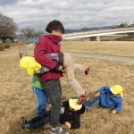 ひかり組　たこあげに行ったよ １月１２日（木）