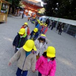 ひよこ組・ことり組　下鴨神社へたこあげ　１月１３日（金）