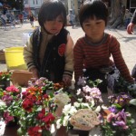 ことり組 お花植え ３月９日(木)