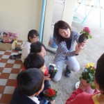 ことり組 お花植え ３月９日(木)