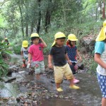 ひよこ組　川遊び　９月６日（水）