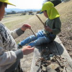 ひよこ組（年少）・ことり組（年中）　賀茂川マラソン　３月１２日（月）