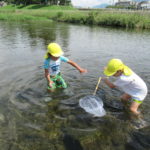 ひかり組　川遊び　９月４日（水）