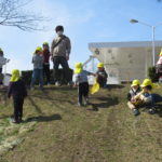 ひかり組・ひよこ組　賀茂川へお散歩　３月１１日