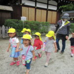 2021年9月17日（金）　たんぽぽ組　敬老ハガキ投函　下鴨神社お散歩