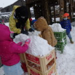 今日も雪遊び　1月21日（金）