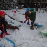 今日も雪遊び　1月21日（金）