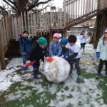 今日も雪遊び　1月21日（金）