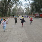 ひかり組　下鴨神社凧揚げ　１月１９日(水)